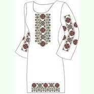 Льняное белое платье ПлЛ-004Б-др