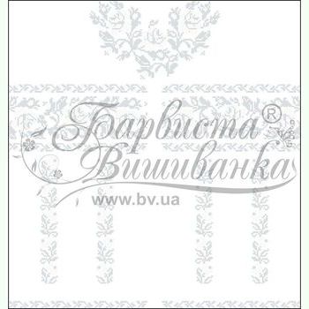 БД025кБ. Атласна біла дитяча вишиванка