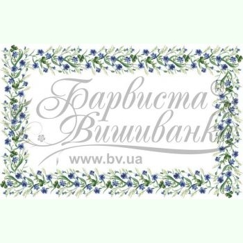Весняні Волошки ТР040. Заготовка скатертини