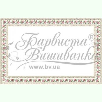 Рожеві Троянди ТР042. Заготовка скатертини