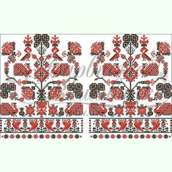 Атласна заготовка для вишивання рушника під коровай ТР070ан4599