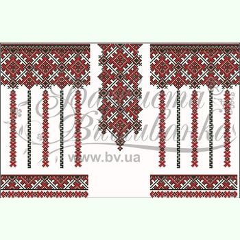 Домоткана біла дитяча вишиванка БДд-044Б