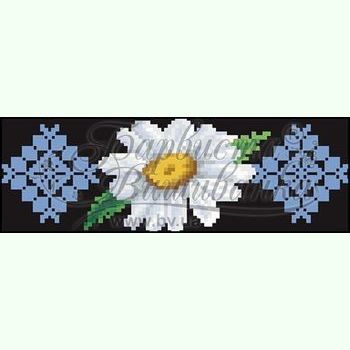 Пошитий чорний домотканий клатч для вишивання бісером КЛд-088Ч