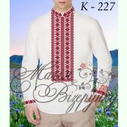 КД-227. Заготовка до білої домотканої чоловічої вишиванки