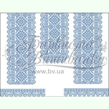 БД032шБ. Шовкова біла дитяча вишиванка