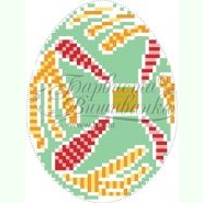 Пошита великодня іграшка для вишивання ТР327аБ1013