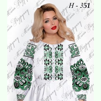 Бохо-36. Заготовка до білої жіночої вишиванки