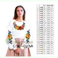 СЖ-023А. Заготовка до жіночої вишиванки