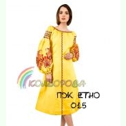 ПЖ-ЕТНО-015. Заготовка до жіночої сукні