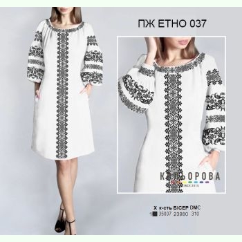 ПЖ-ЕТНО-037. Заготовка до жіночої сукні