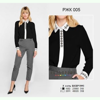 РЖК-005. Заготовка до жіночої комбінованої сорочки