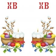 ТР532. Заготовка для вишивання великоднього банту