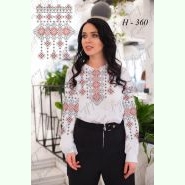 Н-360. Заготовка до білої жіночої вишиванки