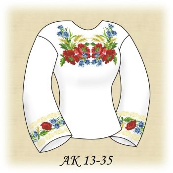 Літні Барви АК 13-35. Заготовка жіночої вишиванки