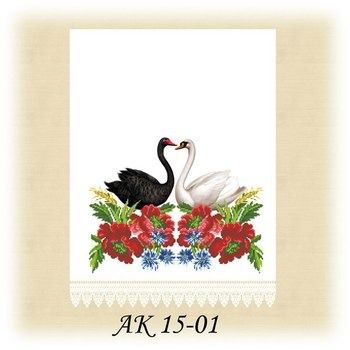 Заготовка к свадебному рушнику АК 15-01