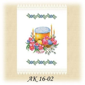 Заготовка до великоднього рушника АК 16-02