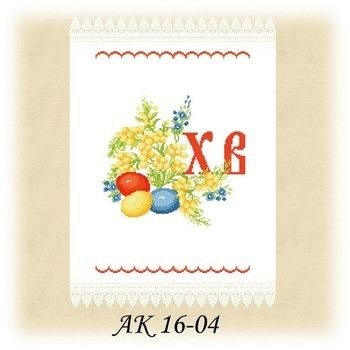 Заготовка до великоднього рушника АК 16-04