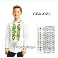СДХ-021. Заготовка до вишиванки для хлопчика