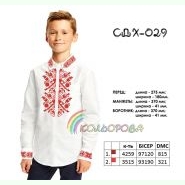 СДХ-029. Заготовка до вишиванки для хлопчика