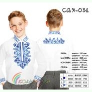 СДХ-031. Заготовка до вишиванки для хлопчика