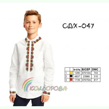 СДХ-047. Заготовка до вишиванки для хлопчика