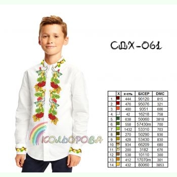 СДХ-061. Заготовка до вишиванки для хлопчика