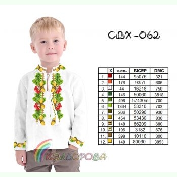 СДХ-062. Заготовка до вишиванки для хлопчика