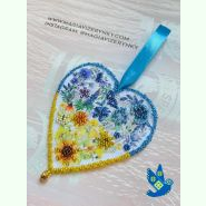 Квіткове серце. Підвіска-оберіг - 9