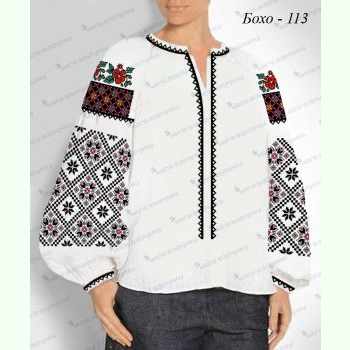 Бохо-113. Заготовка до жіночої вишиванки