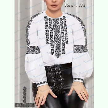 Бохо-114. Заготовка до жіночої вишиванки