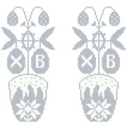 ТР820. Заготовка для вишивання великоднього банту