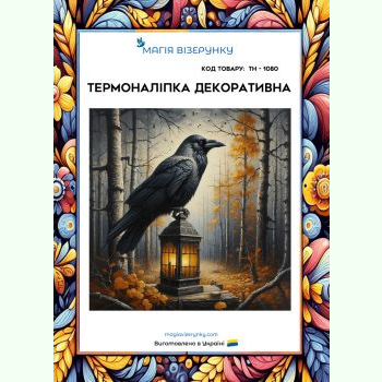 Готична осінь ТН-1080. Термоналіпка для вишивки