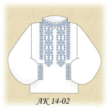 Заготовка чоловічої вишиванки АК 14-02