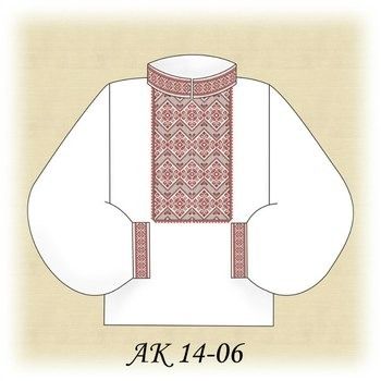 Заготовка чоловічої вишиванки АК 14-06