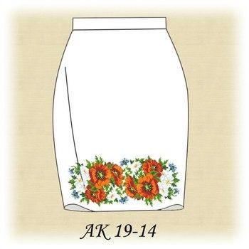 Маки з ромашками АК 19-14