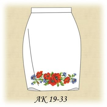 Квітковий Дотик АК 19-33. Заготовка жіночої спідниці