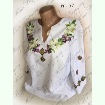 Кольорова Н-057. Заготовка до жіночої вишиванки