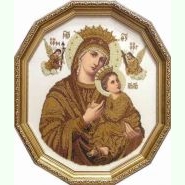 Богородиця Неустанної помочі (сепія) БНП-с