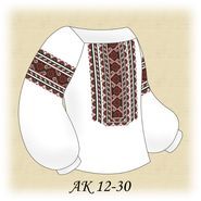 Заготовка до дитячої вишиванки АК 12-30