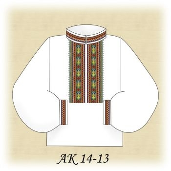 АК 14-13. Заготовка чоловічої вишиванки