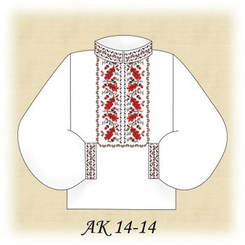 Заготовка чоловічої вишиванки АК 14-14