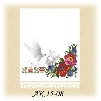 Заготовка к свадебному рушнику АК 15-08 Д