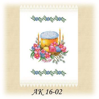 Заготовка до великоднього рушника АК 16-02 Д