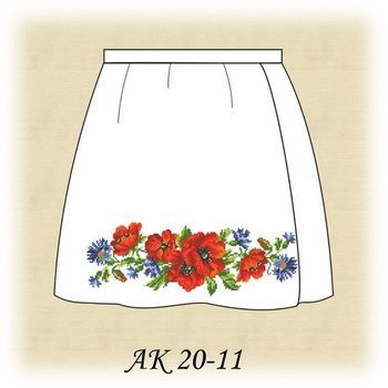 Заготовка к юбке детской Цветочное прикосновение АК 20-11 Д