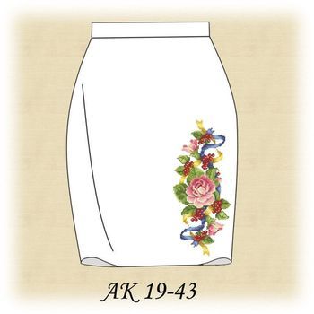 Заготовка к юбке Праздничная АК 19-43 Д