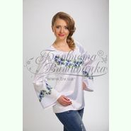 Атласна біла жіноча вишиванка БЖ-025Б