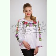 Атласна біла жіноча вишиванка БЖ-027Б