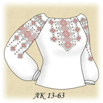 Гуцулочка АК 13-63. Заготовка до жіночої вишиванки