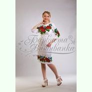 Атласна біла жіноча сукня ПЛ-011Б