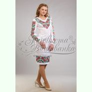 Атласна біла жіноча сукня ПЛ-062Б